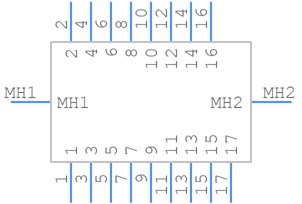 KA17/127BPMD11TH - Smiths Interconnect - PCB symbol