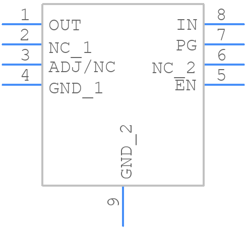 AP7361E-25FGE-7 - Diodes Incorporated - PCB symbol