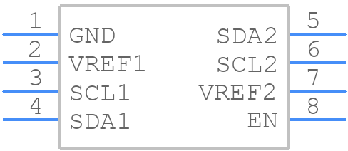 TCA39306DTMR - Texas Instruments - PCB symbol