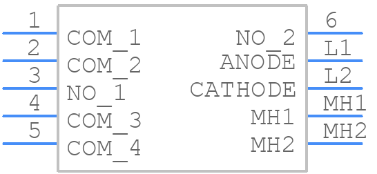 ML8-A03BQA-0 - Diptronics - PCB symbol