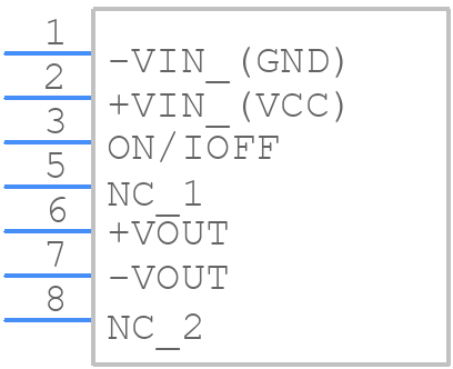 TEC 2-2411 - Traco Power - PCB symbol