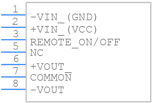 TEC 3-4821WI - Traco Power - PCB symbol