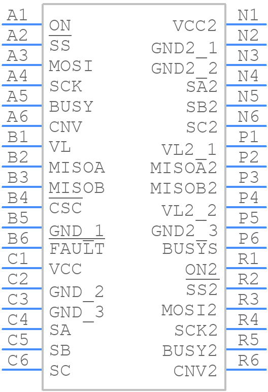 LTM2893CY-1#PBF - Analog Devices - PCB symbol