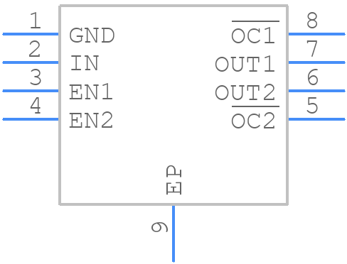 STMPS2242TTR - STMicroelectronics - PCB symbol