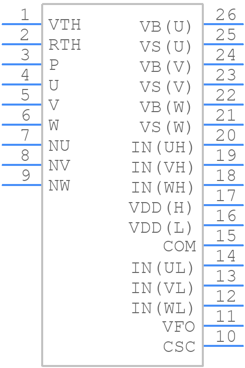 FNB43060T2 - onsemi - PCB symbol