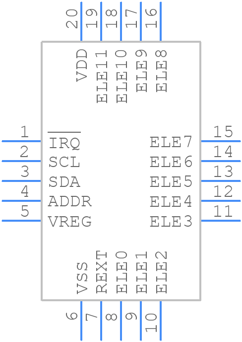 MPR121QR2 - Resurgent Semiconductor - PCB symbol