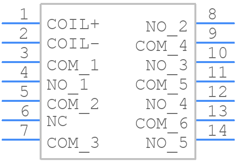 SFY5-DC24V - Panasonic - PCB symbol