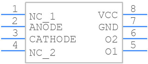 PC925 - Sharp Microelectronics - PCB symbol