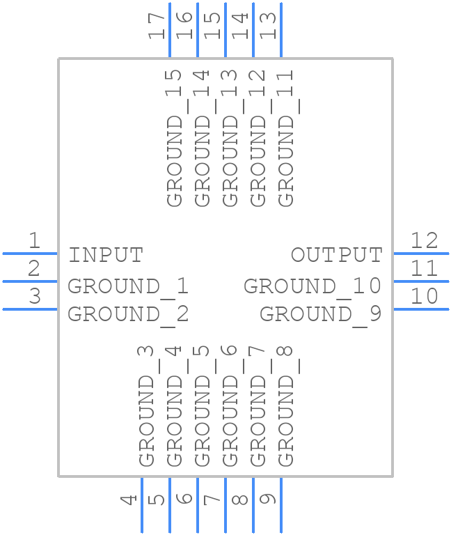 CBP6-950BB+ - Mini-Circuits - PCB symbol