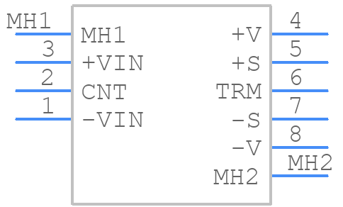 CN100A245/CO2 - TDK - PCB symbol