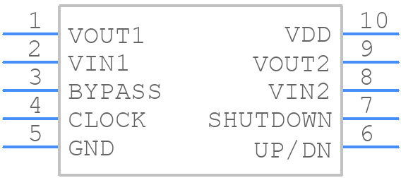 LM4811MM/NOPB - Texas Instruments - PCB symbol