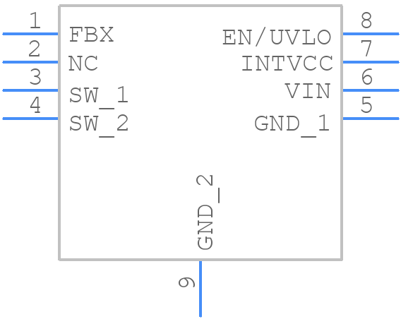 LT8330HDDB#TRMPBF - Analog Devices - PCB symbol