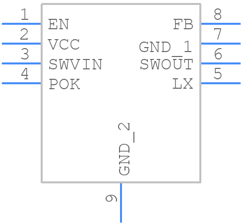 AS1340A-BTDM-10 - ams OSRAM - PCB symbol