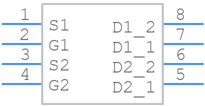 DMN3033LSD - Diodes Incorporated - PCB symbol