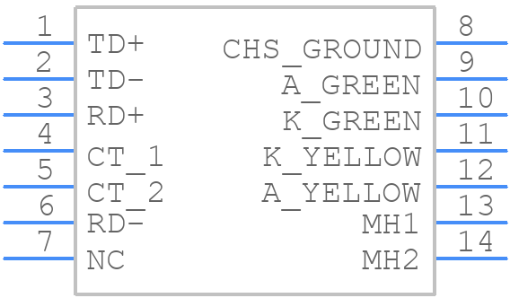 JX0011D21BNL - Yageo Group - PCB symbol