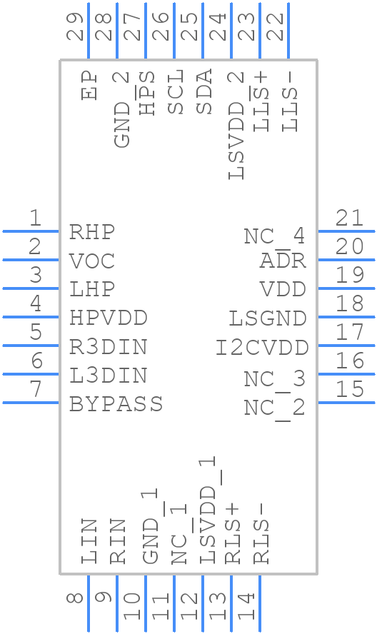 LM49270SQ/NOPB - Texas Instruments - PCB symbol