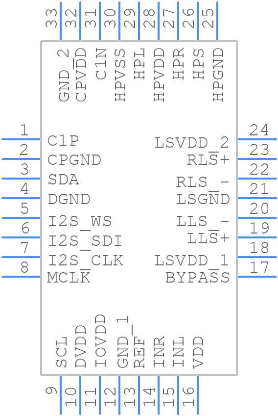 LM49450SQ/NOPB - Texas Instruments - PCB symbol