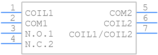 FTR-P4CP012W1 - FCL Components - PCB symbol