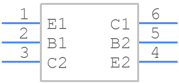 BC847BPN-QH - Nexperia - PCB symbol
