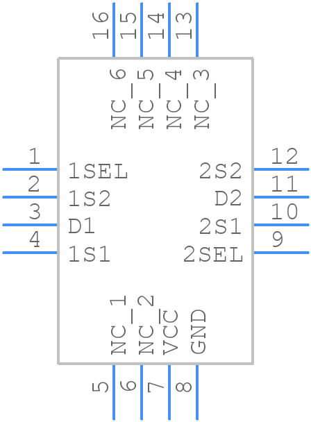 STG5682QTR - STMicroelectronics - PCB symbol