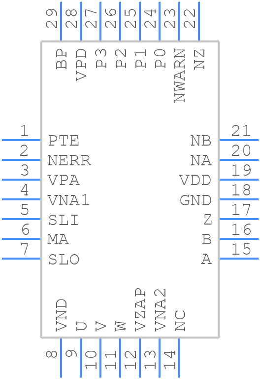 iC-MH16 - ic-haus - PCB symbol