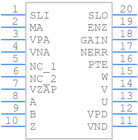 iC-MHL200 - ic-haus - PCB symbol