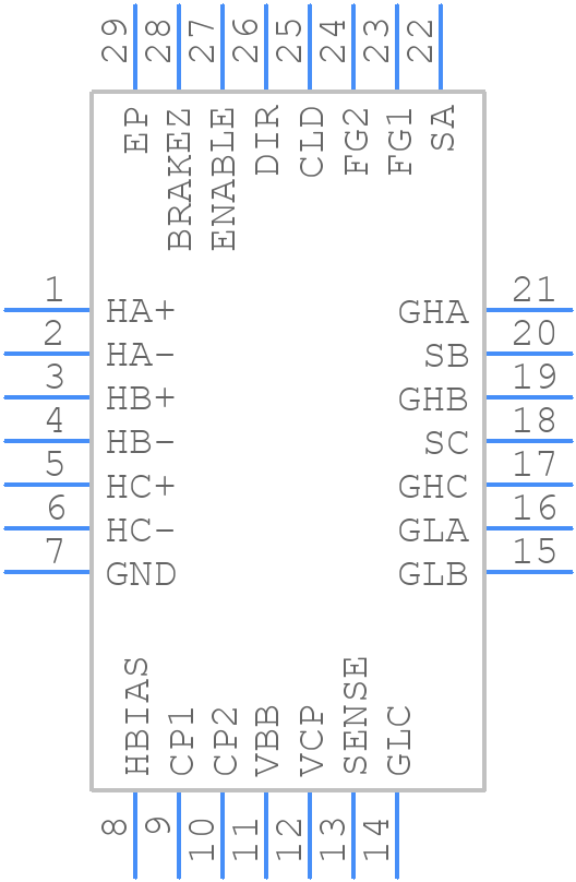A4931GETTR-R - Allegro Microsystems - PCB symbol