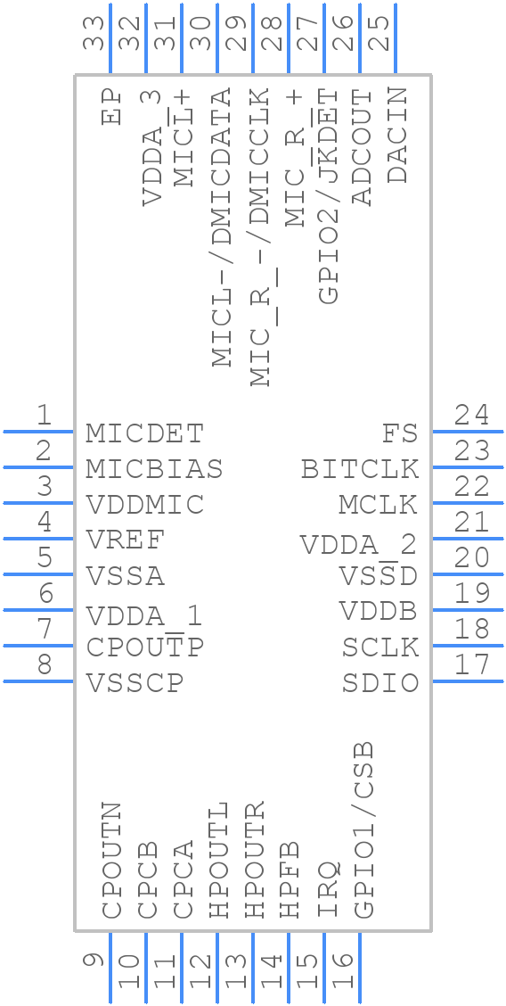 NAU88L21YG - Nuvoton - PCB symbol