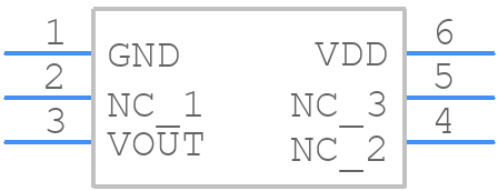 ABP2DRRT001PDAA3XX - Honeywell - PCB symbol
