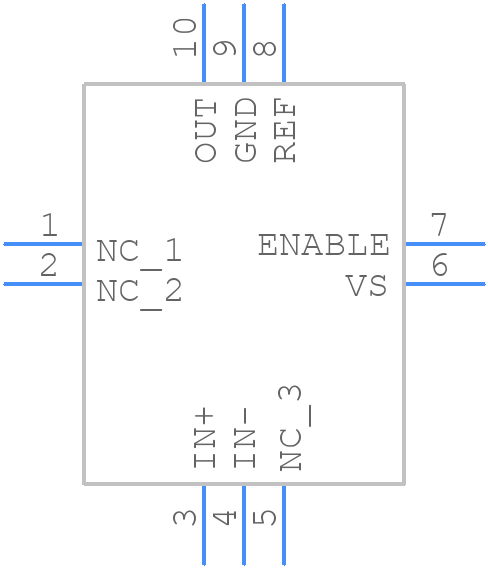 INA190A1IRSWT - Texas Instruments - PCB symbol