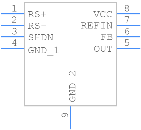 MAX9920ASA+T - Analog Devices - PCB symbol