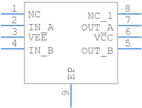 LM5111-1MY - Texas Instruments - PCB symbol