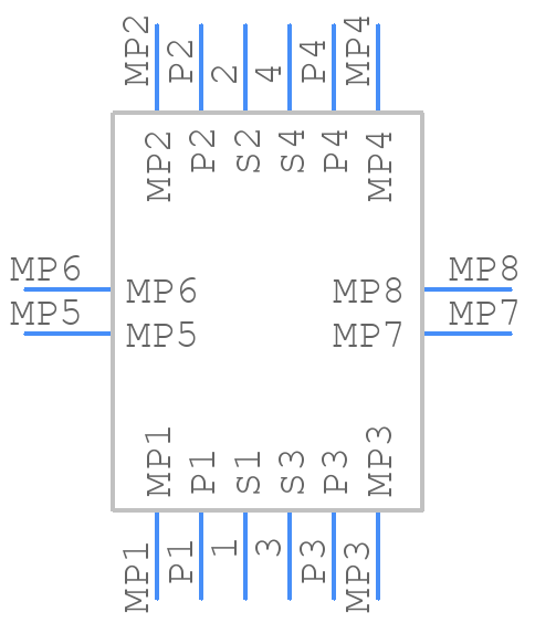 BM25U-4S/2-V(51) - Hirose - PCB symbol