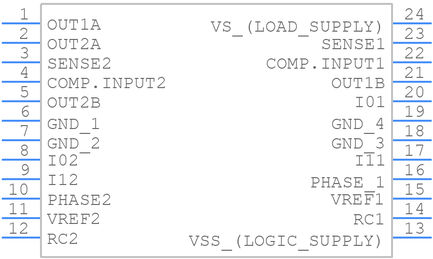 L6219R - STMicroelectronics - PCB symbol