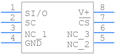 LM74CIM-3 - Texas Instruments - PCB symbol