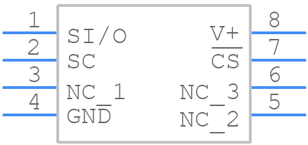 LM74CIM-3/NOPB - Texas Instruments - PCB symbol