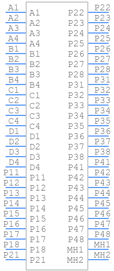5-6450330-6 - TE Connectivity - PCB symbol