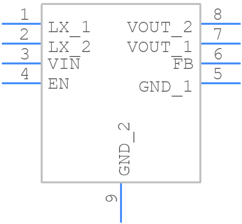 ap2007 chipown - Chipown - PCB symbol