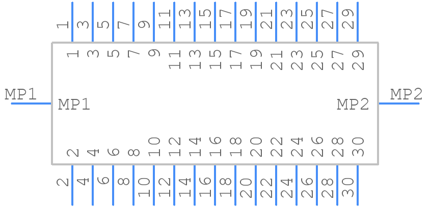 DY11-030S-1 - KEL CORPORATION - PCB symbol