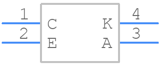 OPB608A - TT Electronics - PCB symbol