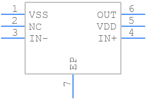 NCS20061MUTAG - onsemi - PCB symbol