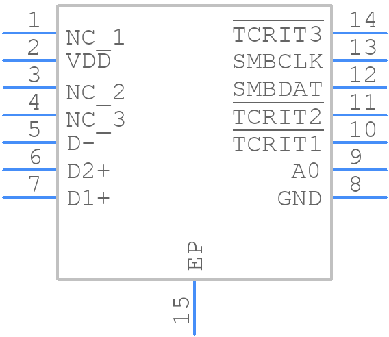 LM95213CISD/NOPB - Texas Instruments - PCB symbol