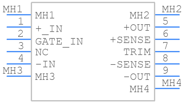 IBT200-401-3 - XP POWER - PCB symbol