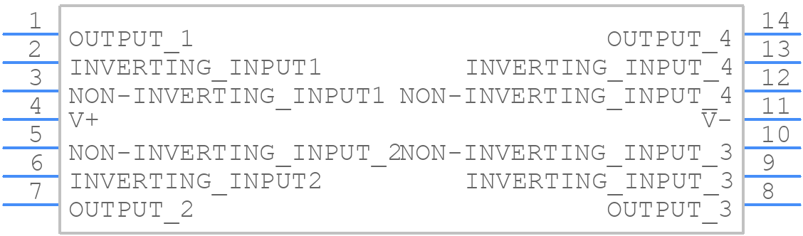 LMC660CM/NOPB - Texas Instruments - PCB symbol