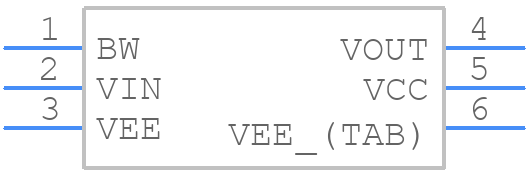 LME49600TS/NOPB - Texas Instruments - PCB symbol