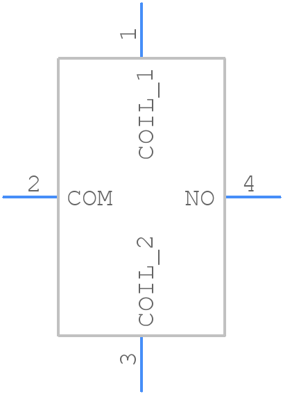 BE24-1A85-P - Meder - PCB symbol