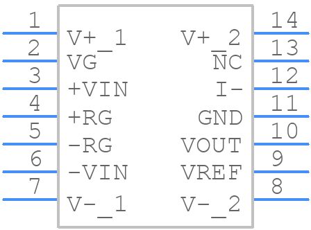 LMH6502MA/NOPB - Texas Instruments - PCB symbol