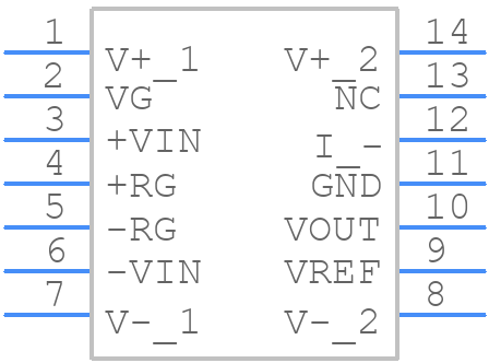 LMH6503MT - Texas Instruments - PCB symbol