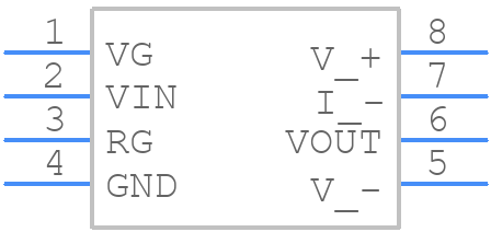 LMH6505MA/NOPB - Texas Instruments - PCB symbol