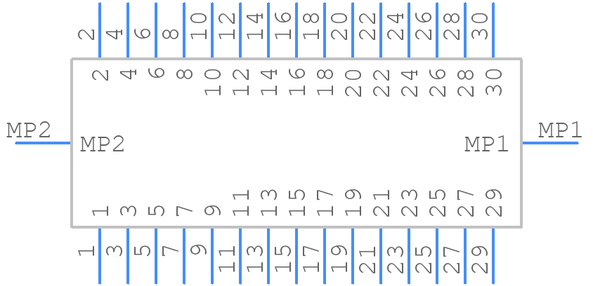 203564-3017 - Molex - PCB symbol